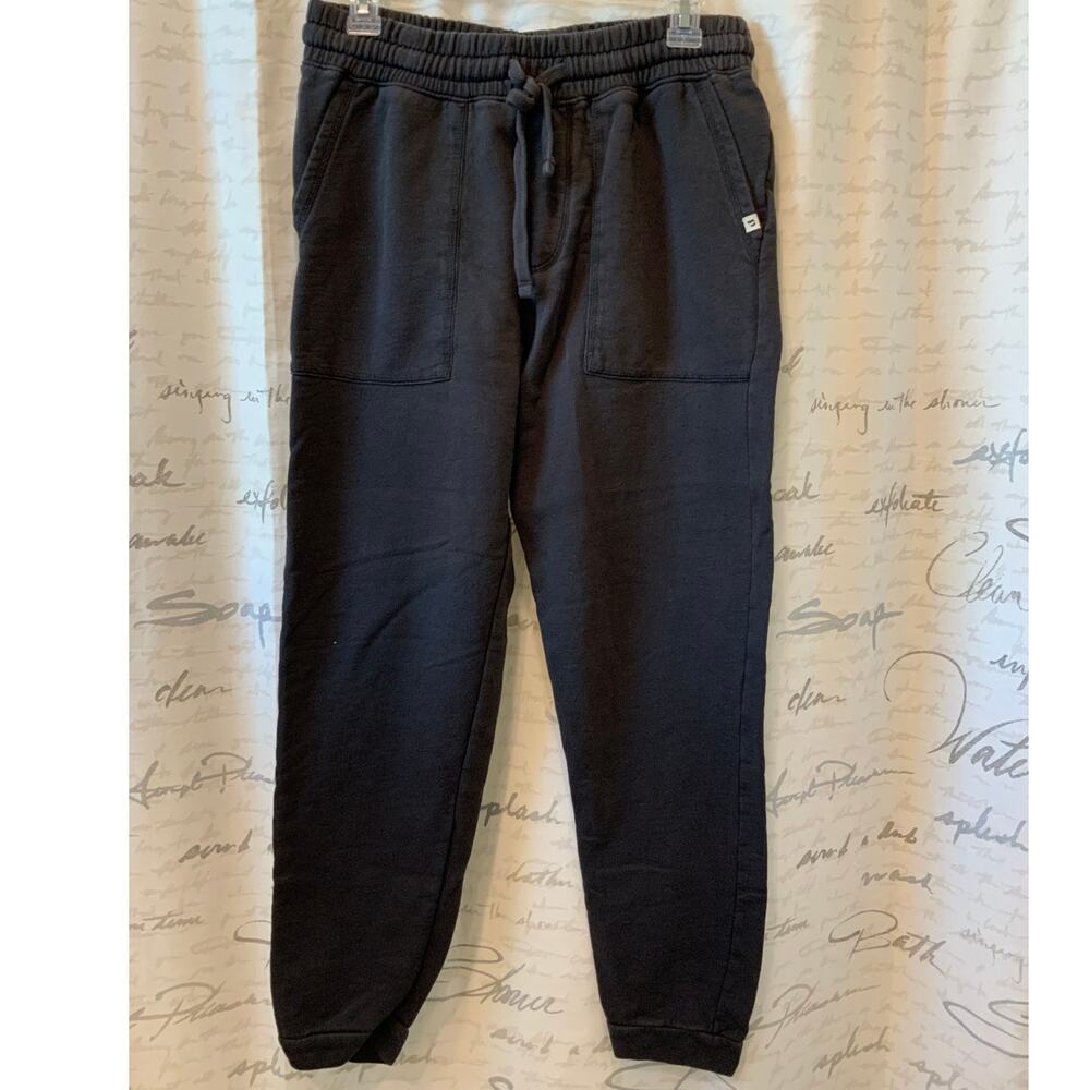 Pact Black Drawstring Sweatpants Joggers